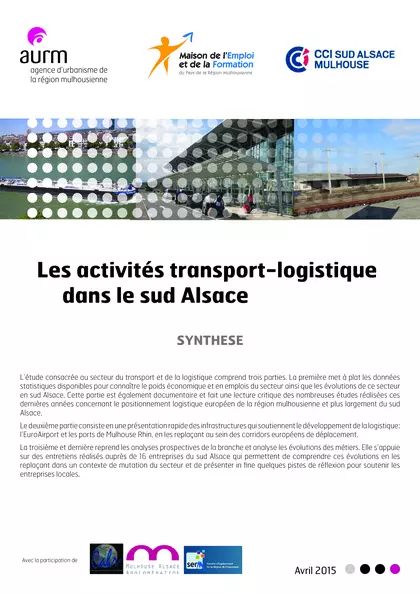 Les activités transport-logistique dans le sud Alsace : Résumé