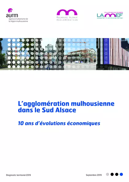 Diagnostic Territorial 2019 : l'agglomération mulhousienne dans le Sud Alsace : 10 ans d'évolutions économiques