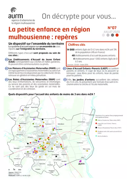 La petite enfance en région mulhousienne : repères