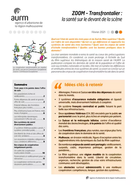 Zoom transfrontalier : la santé sur le devant de la scène