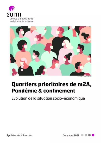 Quartiers prioritaires de m2A, pandémie et confinement : Evolution de la situation socio-économique