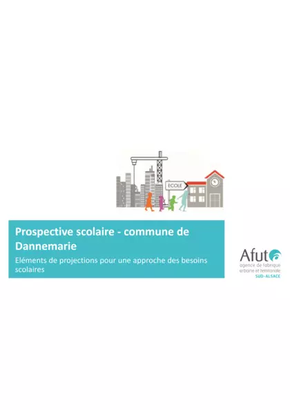 Prospective scolaire - commune de Dannemarie : éléments de projections pour une approche des besoins scolaires